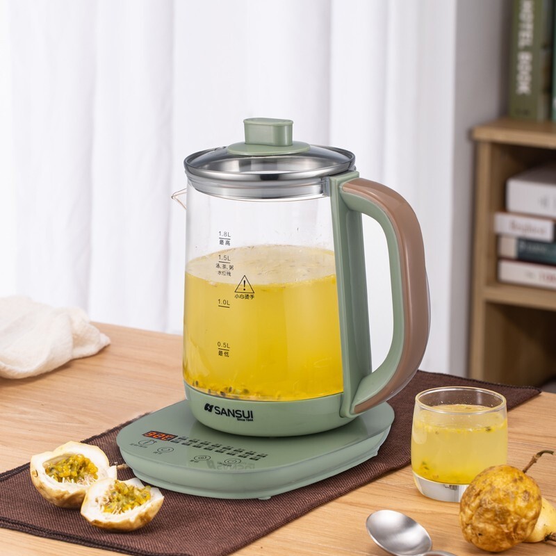 山水（SANSUI）养生壶炖煮壶一体带滤网全自动办公室煮茶器1.8L烧水壶家用大容量花茶壶电热11.11主场提前抢送礼 1.8L