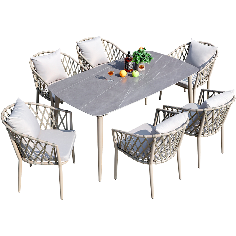 嘉勒美  户外家具 仿藤编鸟巢床室外休闲露天阳台花园时尚沙滩床 躺床(不含垫)