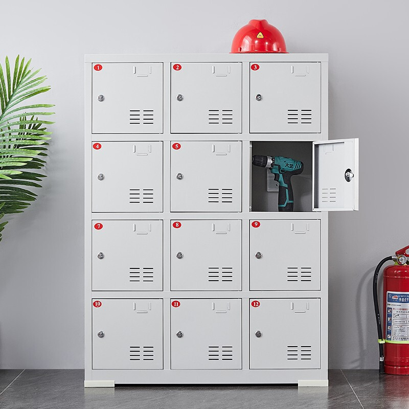 办公牛工具充电柜工地工具充电柜工具存放柜对讲机充电柜 12门工具