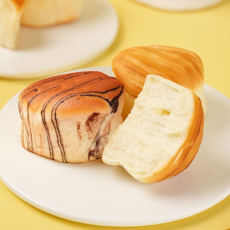 东方甄选东方甄选鲜奶/巧克力小面包 600g 15-16个/盒 奶香 巧克力味 小面包