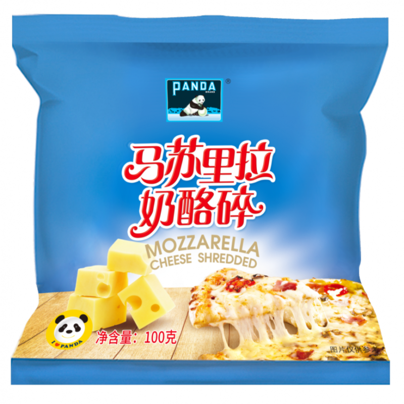 panda/熊猫牌马苏里奶酪碎 芝士碎制作披萨100克*3袋 3袋