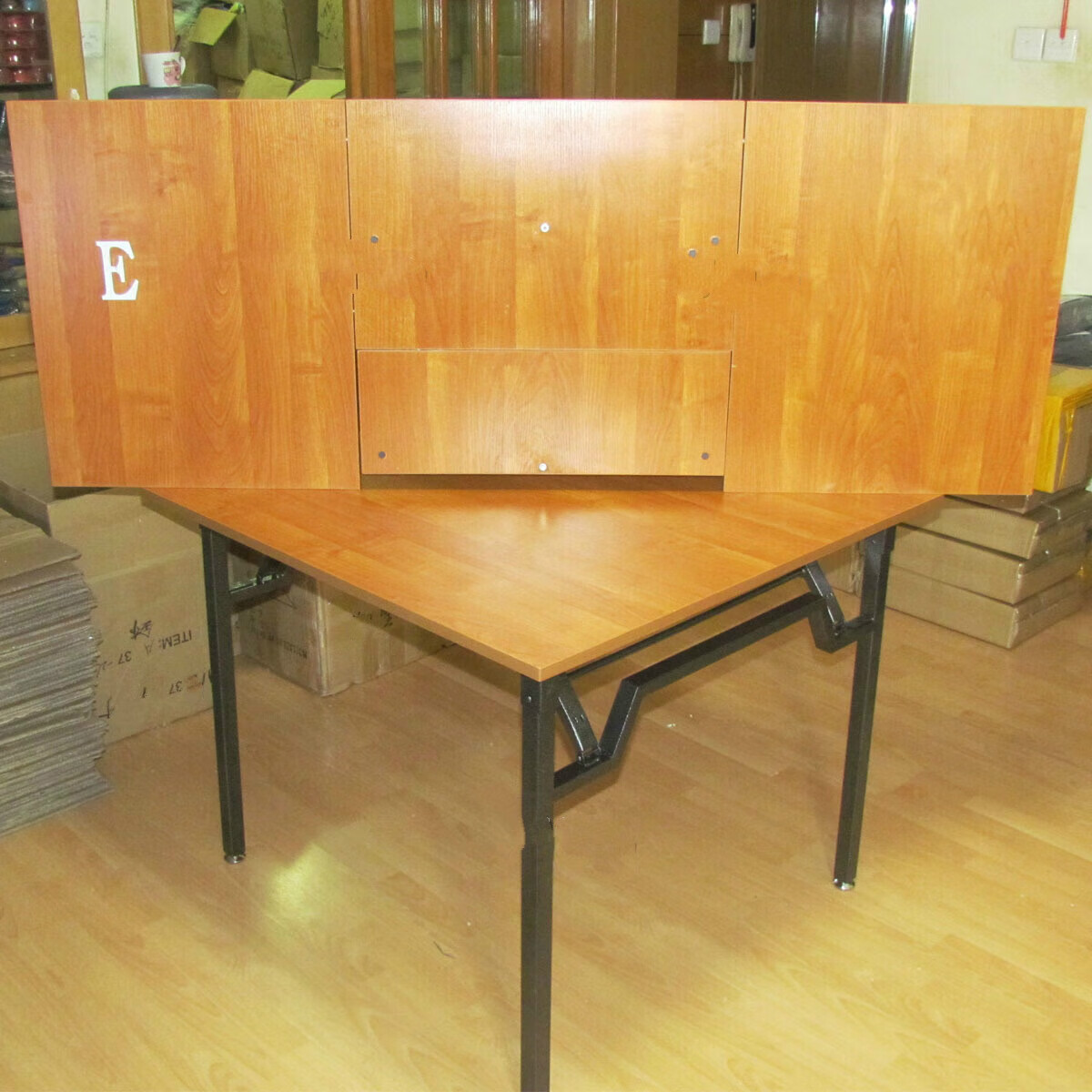 博圣棋礼桥牌用品 比赛专用桌带桌上挡板 桥牌桌