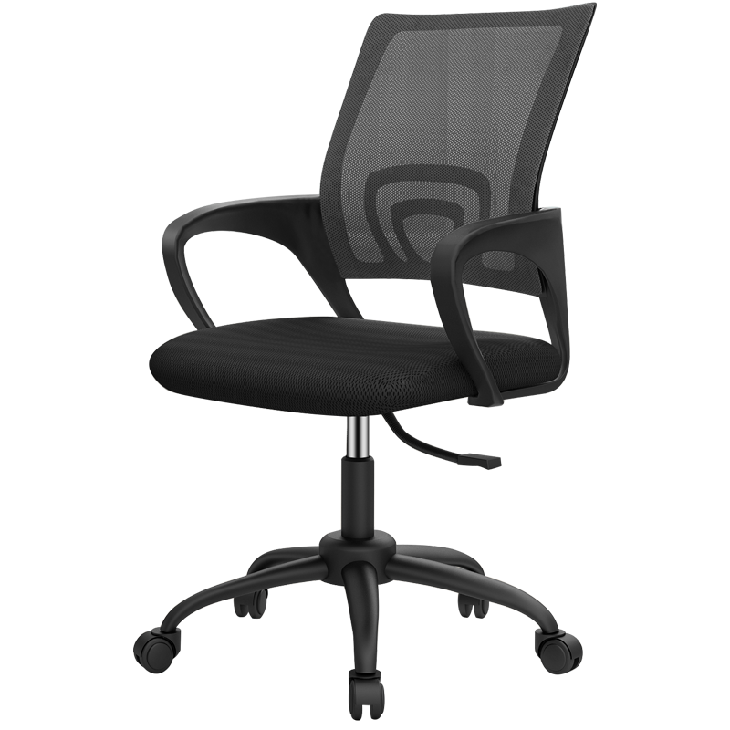 星恺 椅子家用 电脑椅 办公椅人体工学椅会议椅可升降网布转椅弓形椅靠背椅 BG115喷涂转椅