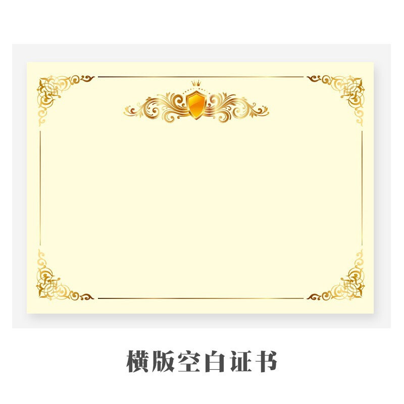 兴爱丽 教学用品 a4 奖状纸 证书纸 空白 聘书 荣誉证书加厚可打印100