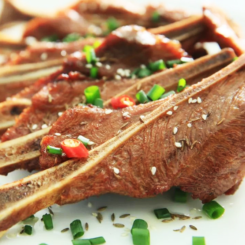 手抓扇子骨10根 酒店餐饮特色食材半成品肉冷冻猪排商用扇骨