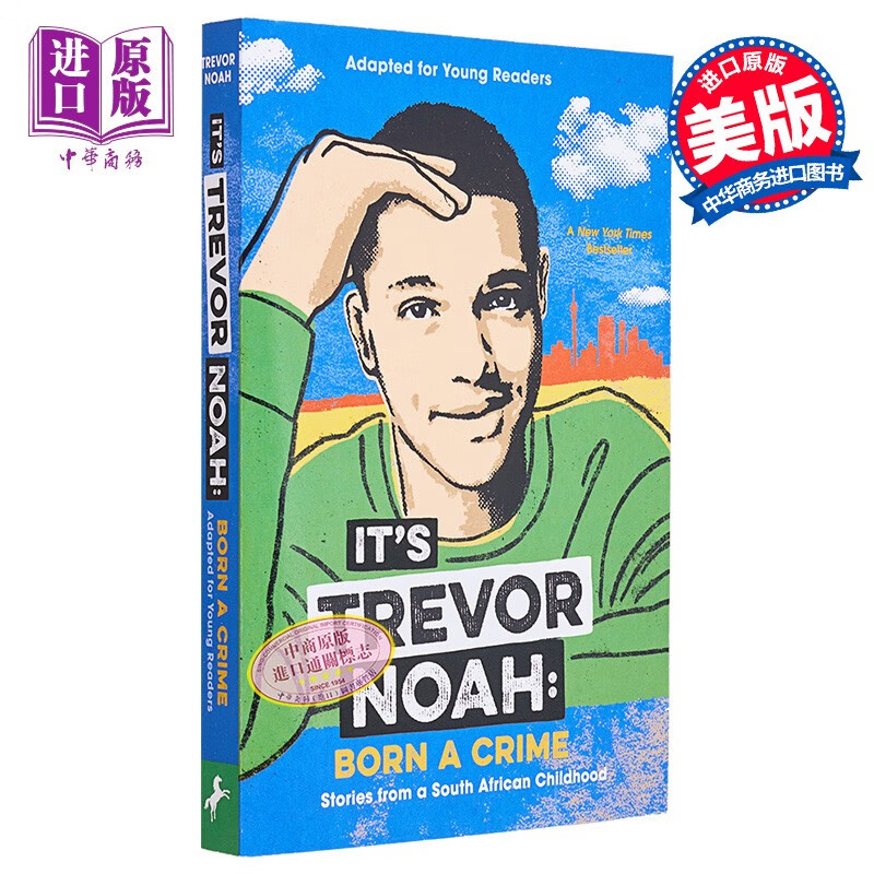 崔娃自传 its trevor noah born a crime 英文原版 特雷弗 诺亚 天生