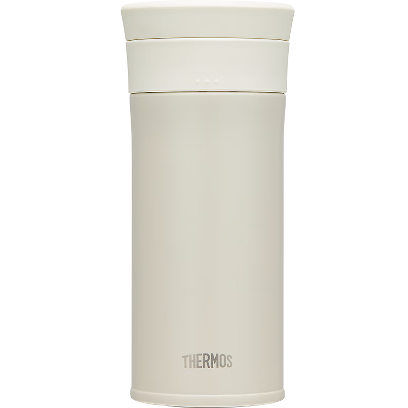 膳魔师（THERMOS）保温杯400ml男女陶瓷内胆泡茶咖啡水杯子学生生日礼物TCMV白雪