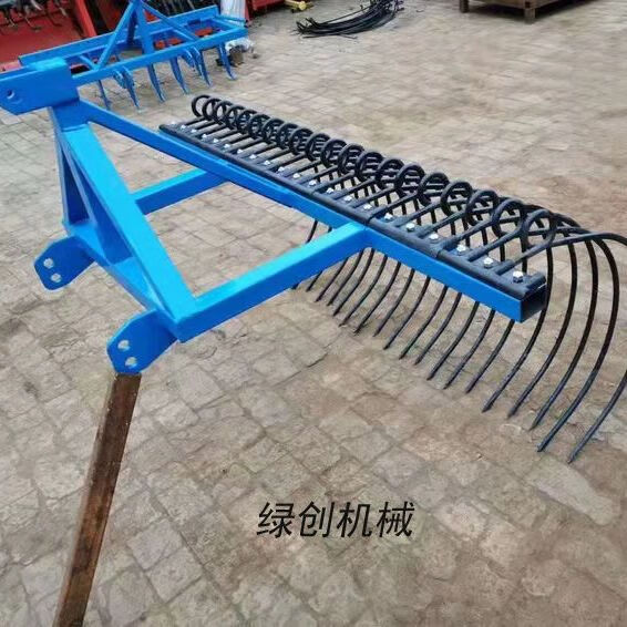 墨薰槿奔新农全场搂膜机四轮拖拉机带搂草机弹齿搂草大耙残膜回收机铁