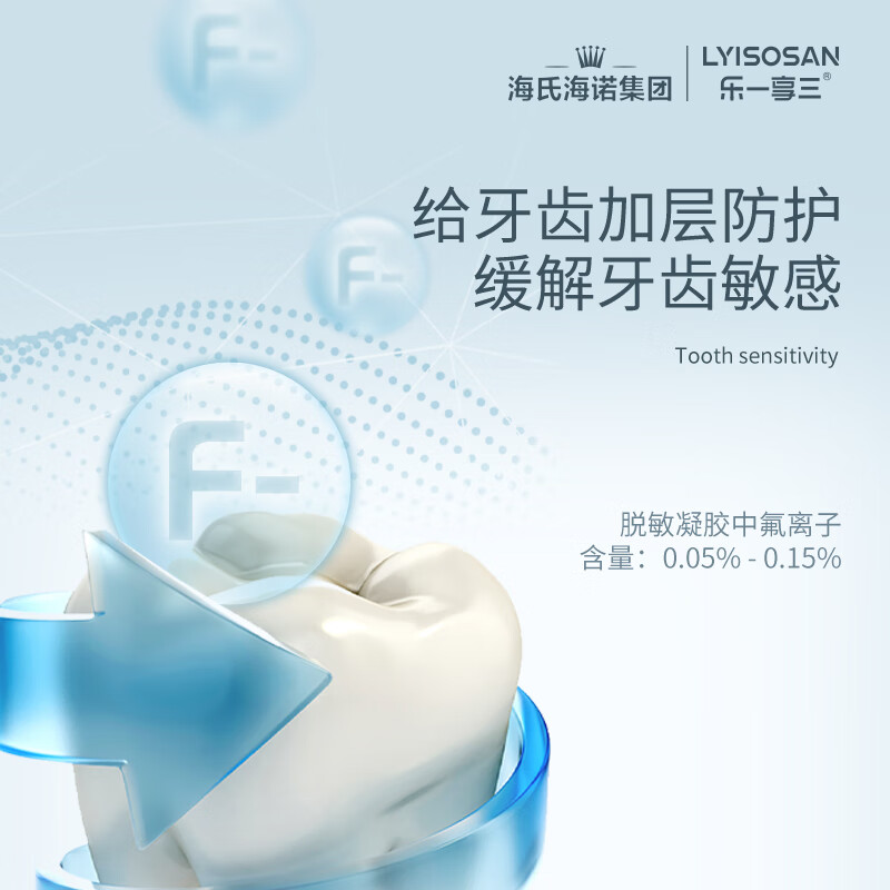 乐一享三口腔脱敏凝胶防过敏牙膏萎缩出血敏感牙周可用清新口气 牙齿脱敏凝胶100g*2