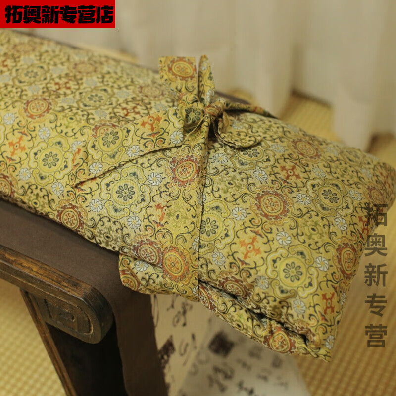 妙普樂古琴琴囊中式加厚宋錦古琴囊 可背復(fù)古絲綢琴包 便攜式仿古織錦琴 仿宋織錦古琴囊送牛皮防滑墊