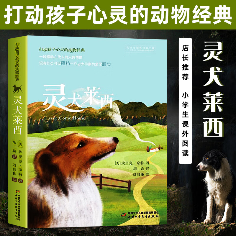 灵犬莱西中国少年儿童出版社打动孩子心灵的动物小说故事书外国文学