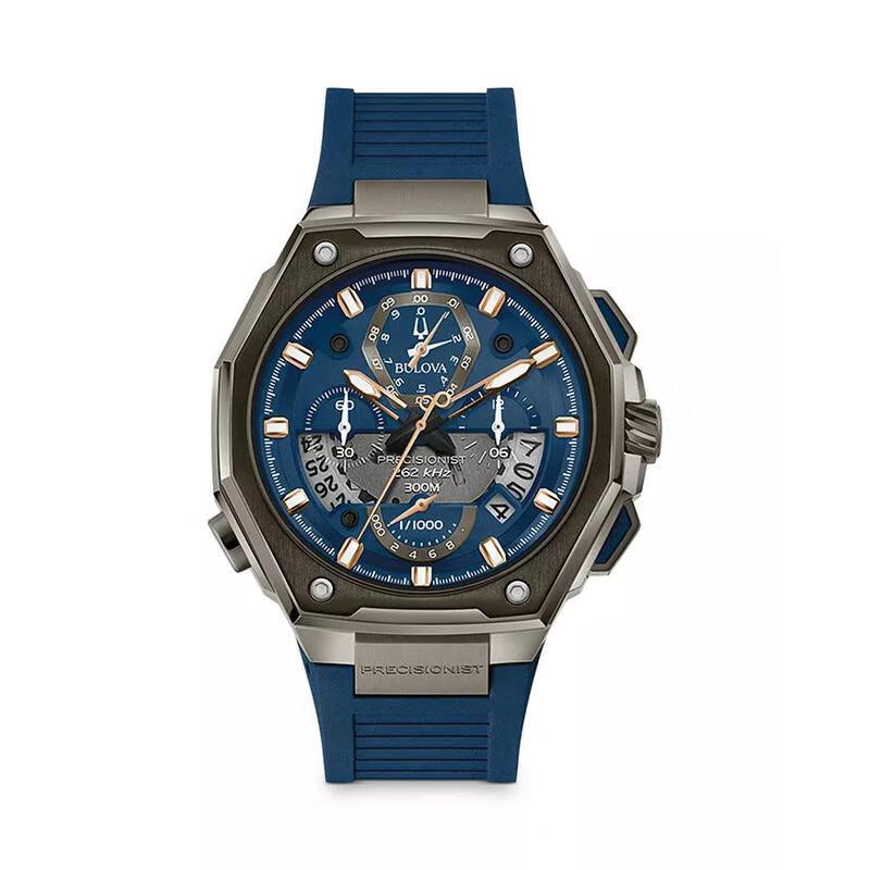 宝路华(bulova)男表 precisionist系列10周年纪念款高频机芯男士石英