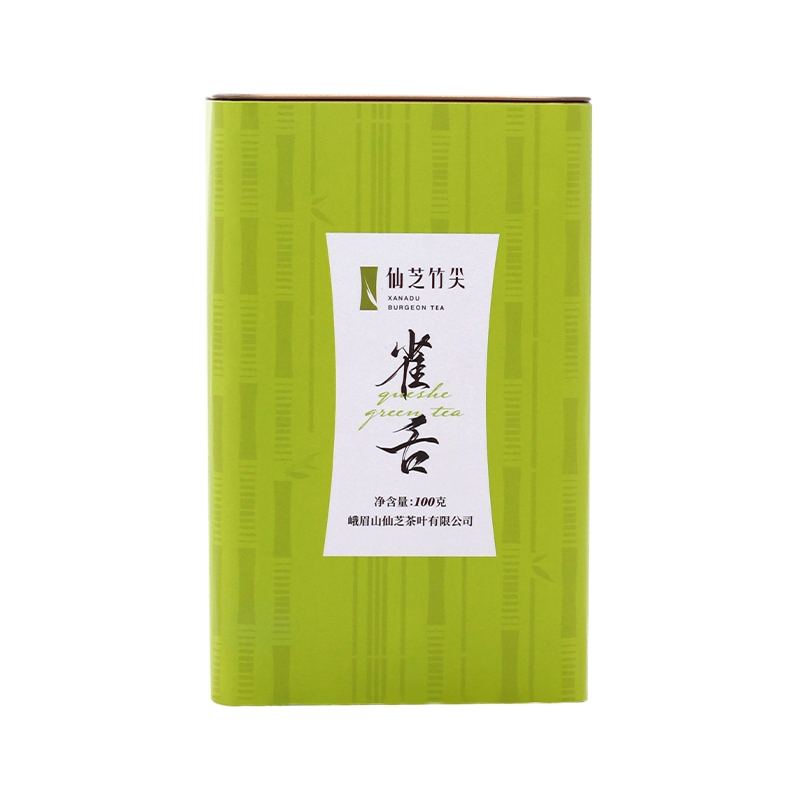 仙芝竹尖 2022新茶明前雀舌茶叶绿茶 四川茶叶新茶春茶毛尖 雀舌 100g