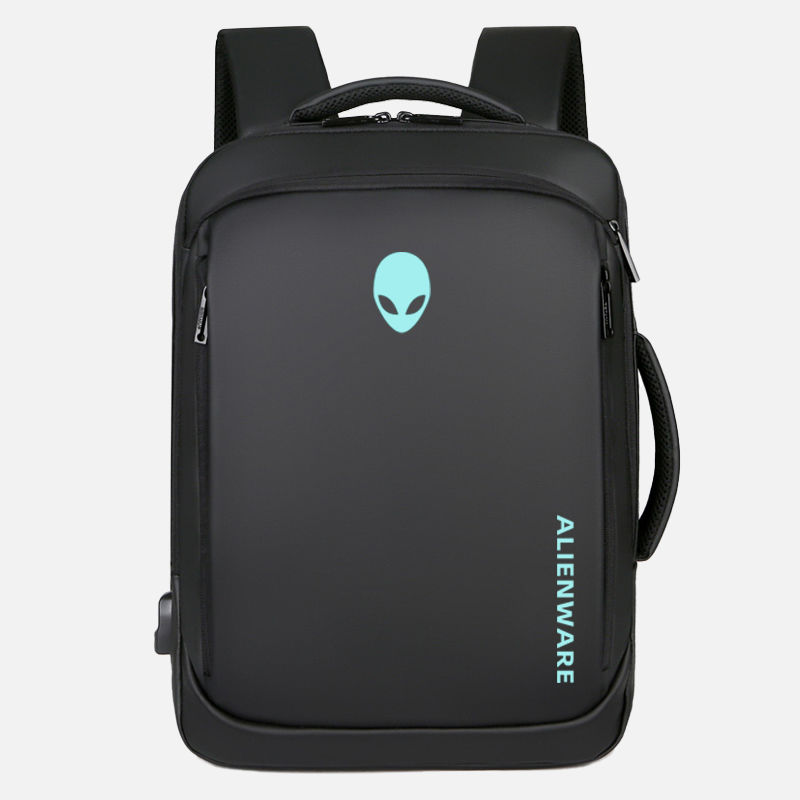 嘉丽诗适用外星人星舰16X电脑包16英寸双肩包2026 X15手提包戴尔笔记本 灰色升级款+肩带 17.3英寸