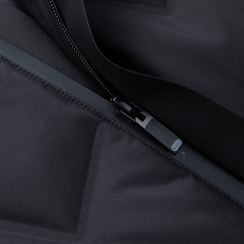 罗蒙男士短款羽绒服秋冬新款中青年保暖商务休闲通勤百搭羽绒外套男 S2Y010777黑色【连帽款】 XL (180) 【建议135-150斤】