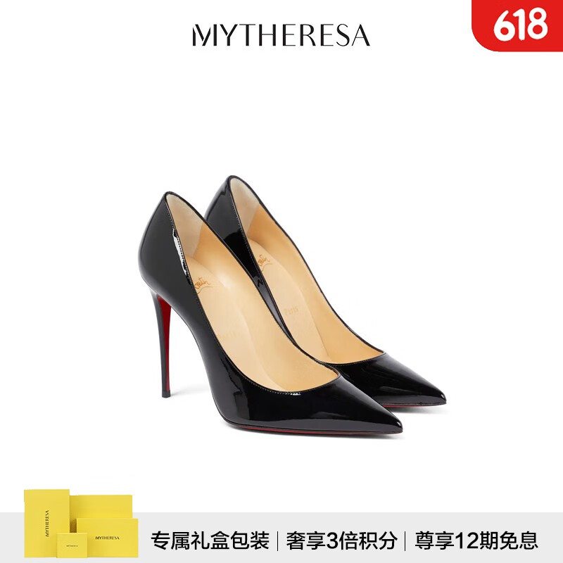 路铂廷（Christian Louboutin） KATE 100高跟鞋奢侈品潮牌P00348494 黑色 37