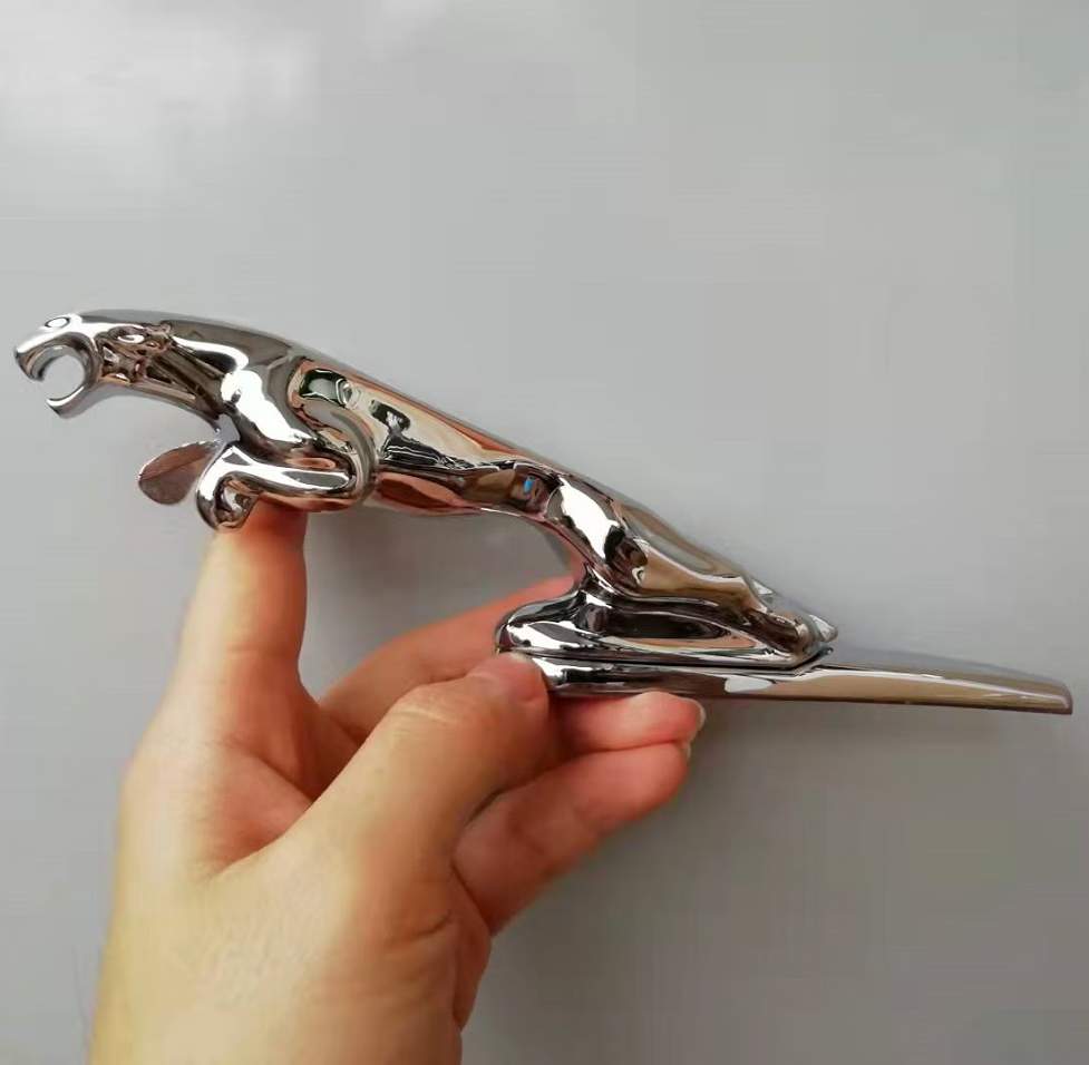 aoeey适用原厂捷豹立标车标xe xf xjl xel xfl机盖标不锈钢金属车头标