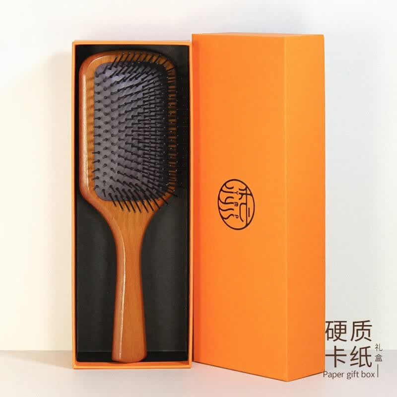 冇力梳子女气垫梳头皮按摩梳木梳气囊护发梳七夕送女友礼物 礼盒装使用感如何?