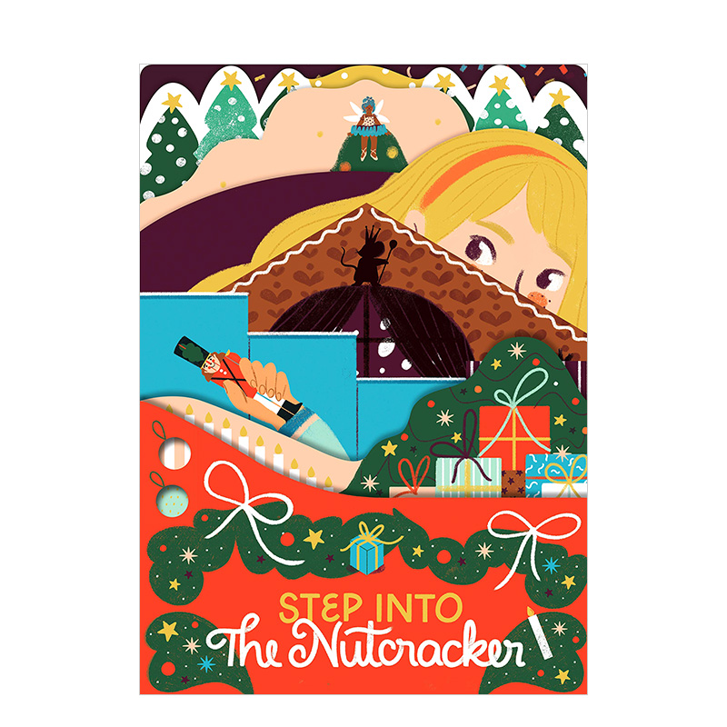 【现货】the nutcracker,胡桃夹子 3-6岁儿童互动绘本 英文原版图书籍