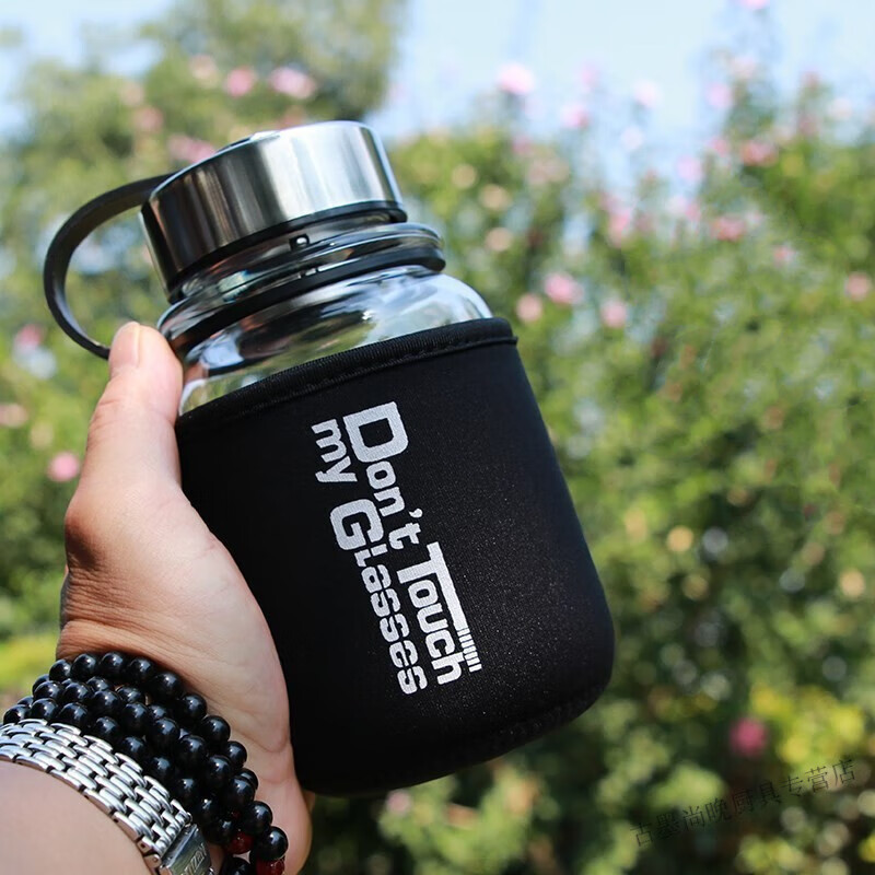 户外钢化玻璃杯 单层加厚大容量钢化玻璃杯ml高硼硅便携大口 7毫升