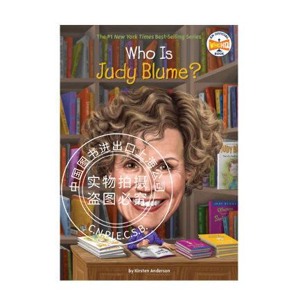 现货 who is judy blume? 英语原版 朱迪·布鲁姆是谁?