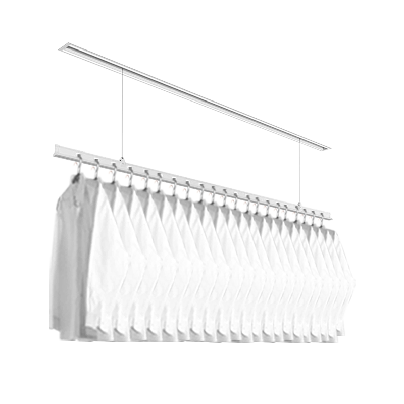 晾盼(liangpan) 晾盼全隐形电动晾衣架吊顶隐藏嵌入单杆阳台公寓小户