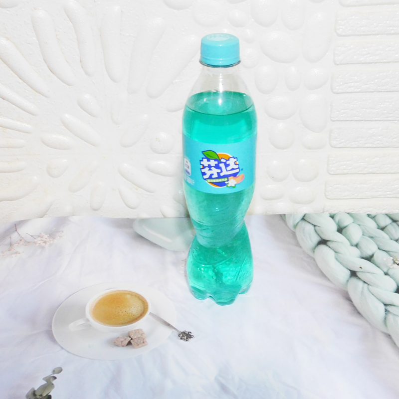 可口可乐芬达天呐噜啥果味 茉莉蜜桃味汽水碳酸饮料500*12瓶 500ml*6