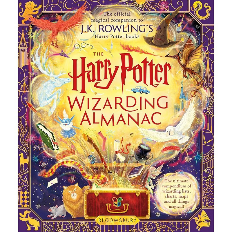 英文原版 哈利波特魔法图鉴 官方魔法字典丛书 The Harry Potter Wizarding Almanac JK Rowling JK罗琳