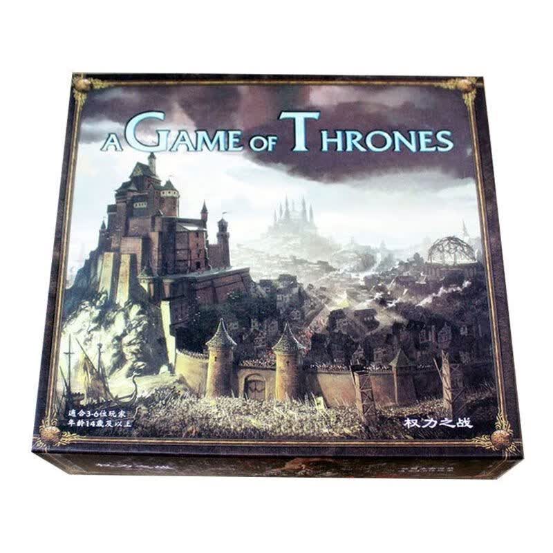 汛喃权力的游戏桌游冰与火之歌成人休闲聚会权力之战的游戏 a game of