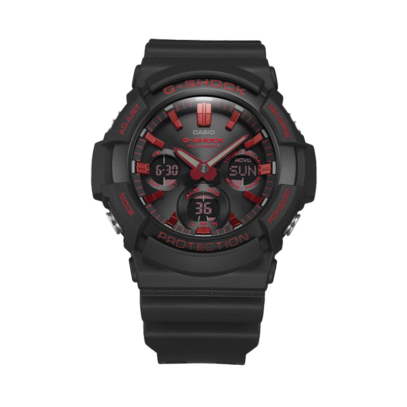 卡西欧（CASIO）G-SHOCK系列 男士防震防水运动手表GAW-100BNR-1APR