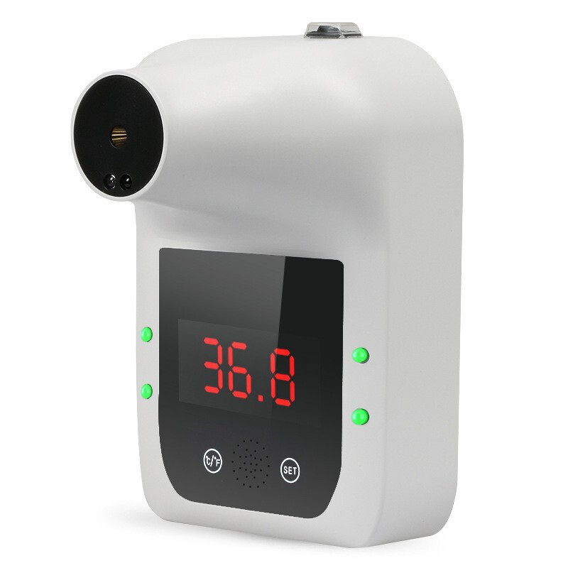 红外测温仪k3por智能感应挂壁人体测温仪红外热成像测温仪 默认