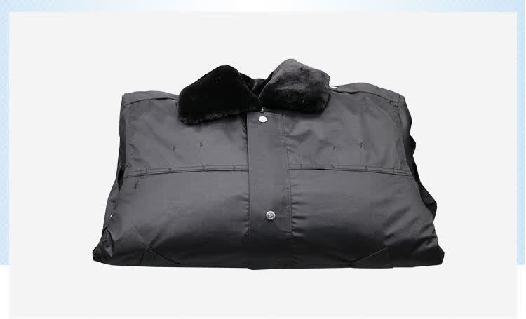 一笔鸟大衣新多功能 冬季保安工作服棉衣 加厚值勤防寒服保暖耐用