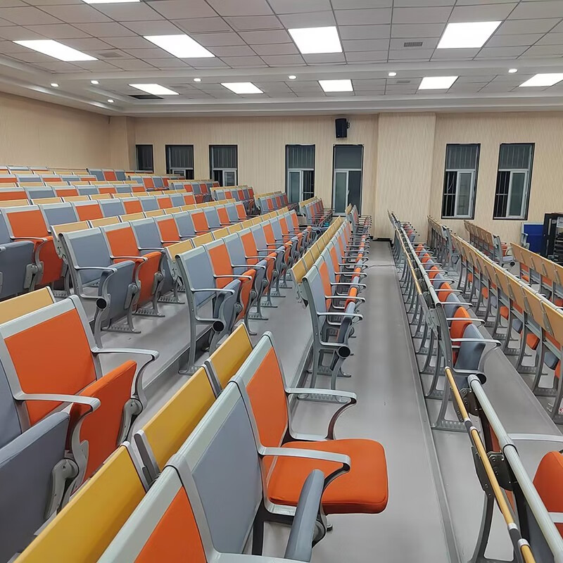 阶梯教室排椅会议剧院报告厅礼堂椅软包连排座椅学校多媒体课桌椅 阶梯椅定金使用感如何?