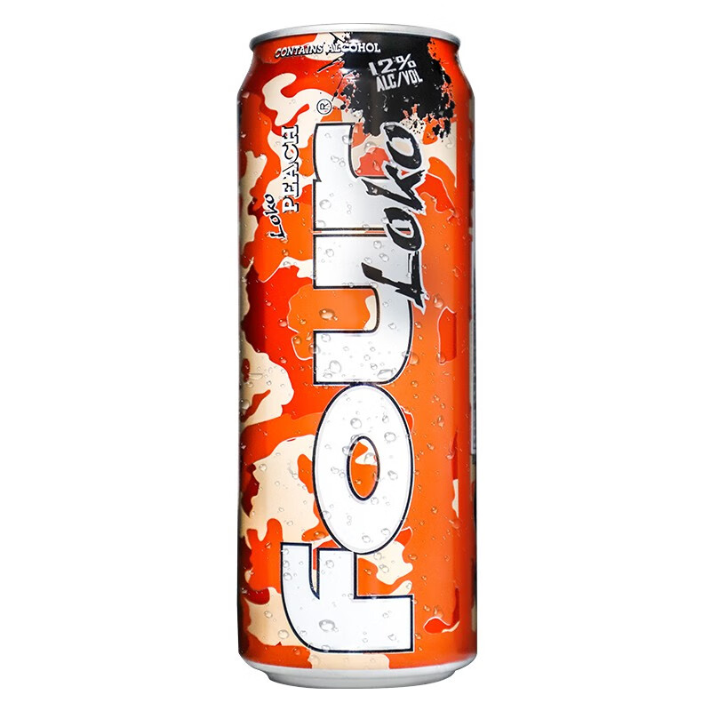 四洛克(four loko)美国进口高度斯洛克烈性精酿啤酒组合装 单罐水蜜桃