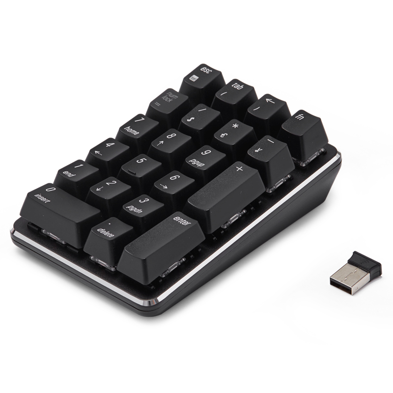 魔蛋（magicforce） 数字小键盘  数字键盘 迷你键盘 机械键盘 无线键盘 21键 佳达隆红轴 财务会计用