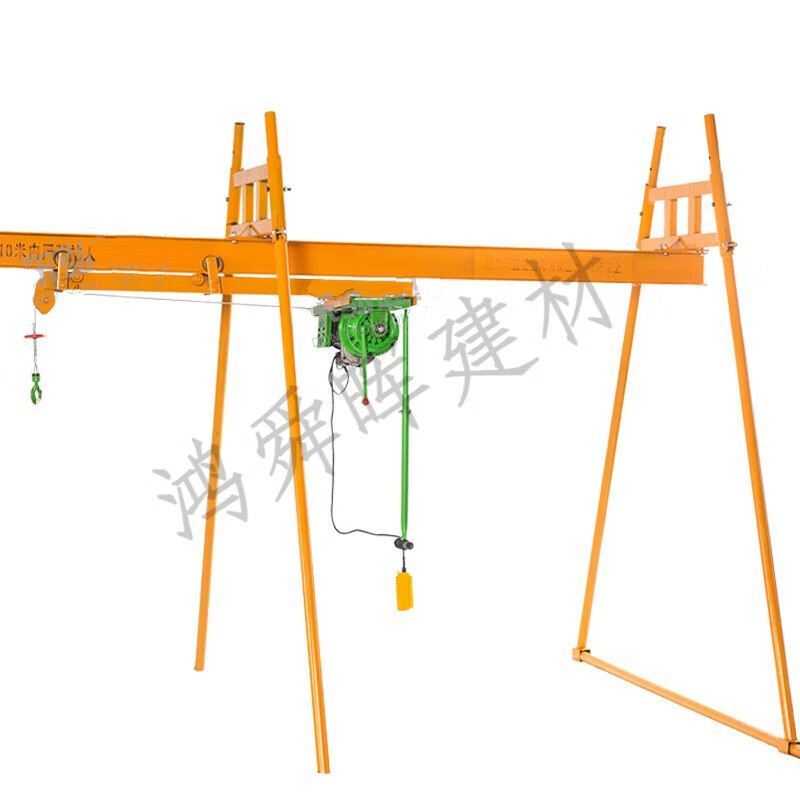 室外四立柱直滑式小吊机家用小型轨道起重机建筑装修室内外吊运机cpyo