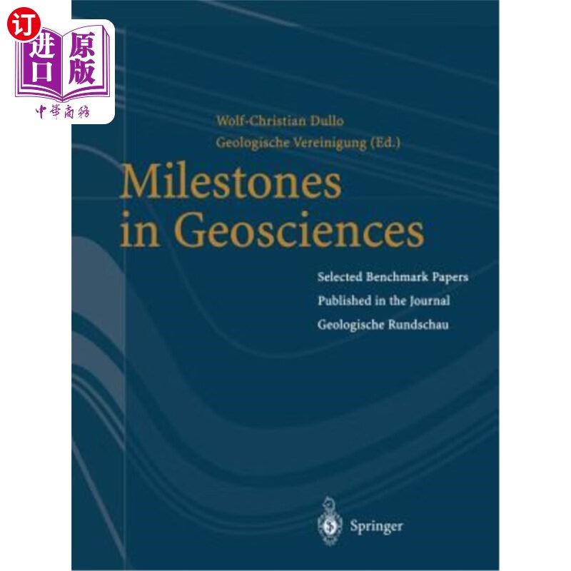 海外直订milestones in geosciences: selected benchmark papers