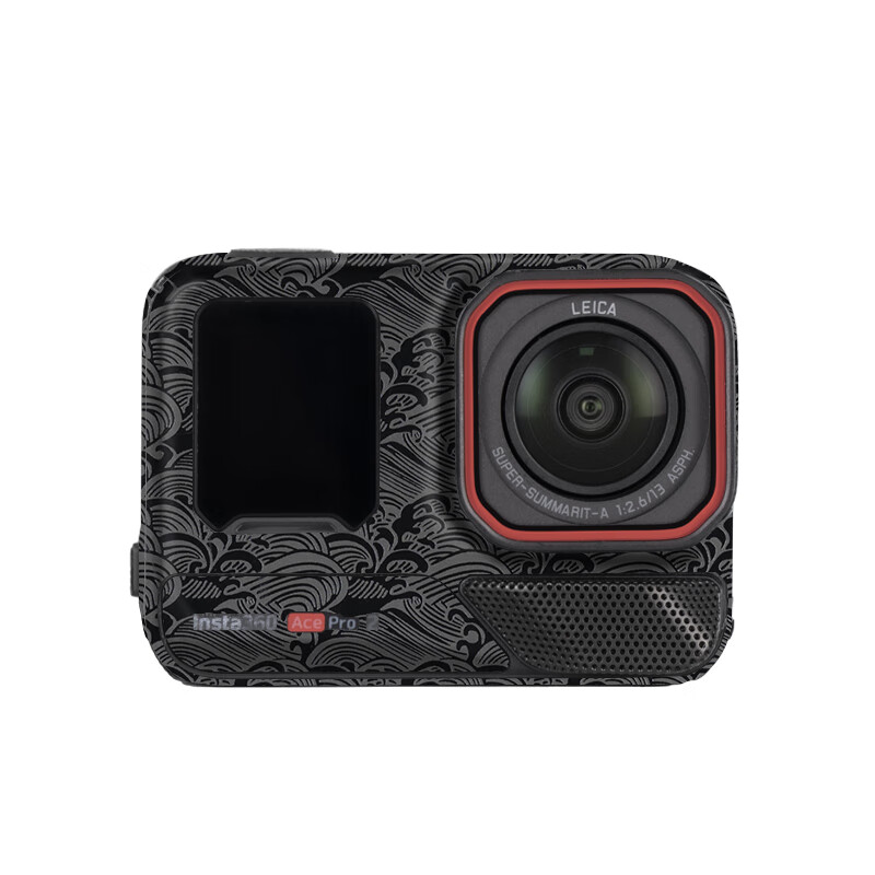 美本堂 适用于影石Insta360 Ace Pro2运动相机保护贴膜贴纸全包3M 海浪黑