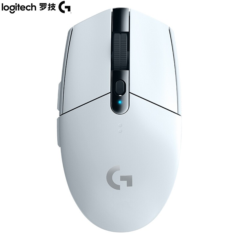 罗技 (G) G304 LIGHTSPEED 无线游戏鼠标 吃鸡鼠标 绝地求生 鼠标 白色