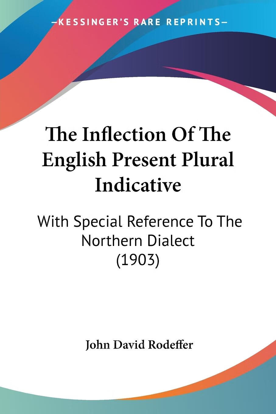 【2周达】【预售 按需印刷】the inflection of the english present