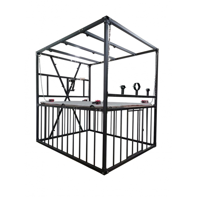 一体狗笼惩罚束缚工具大型拘束架成人情趣性用品另类玩具 多功能刑床