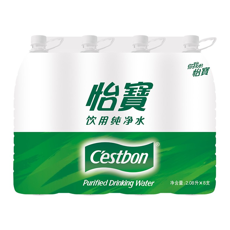 怡宝 饮用水 纯净水2.08l*8瓶 量贩装 - 智评测