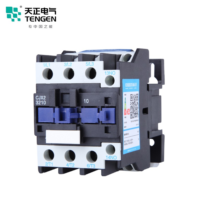 天正电气 tengen cjx2-0901 24v 9a交流接触器 02010070008