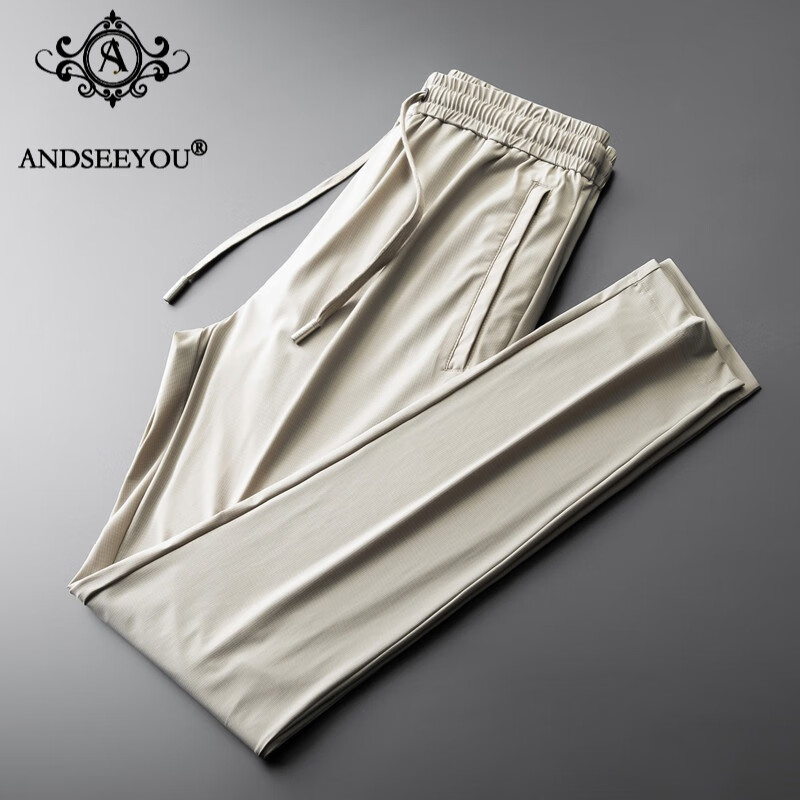 andseeyou品牌 男士休闲裤 国潮服装2023夏季新款时尚潮流百搭商务