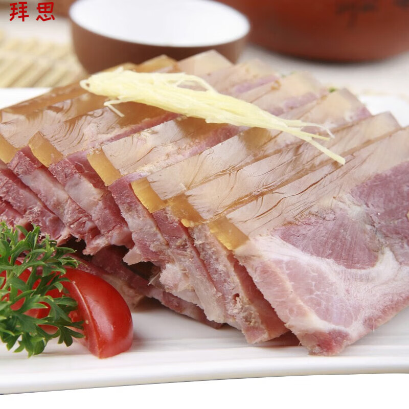 白创唯【镇江名产】源春水晶肴肉 镇江肴肉真空袋装卤肉凉菜熟食 210g