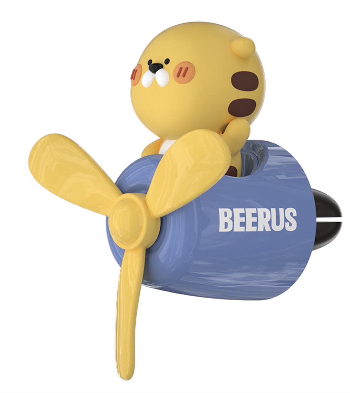 飞机香薰车载香薰空调出风口汽车香水摆件可爱超萌女车用香氛 比鲁斯