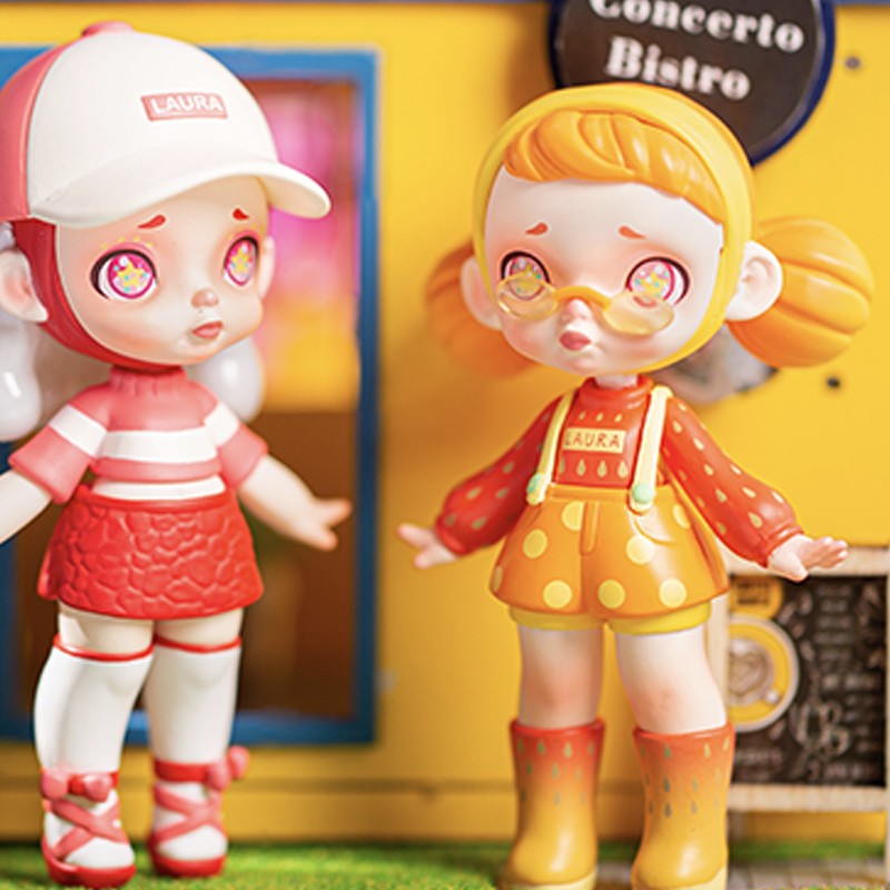 盲集laura劳拉潮流盲盒手办桌面摆件玩具摆件生日礼物 laura潮流水果