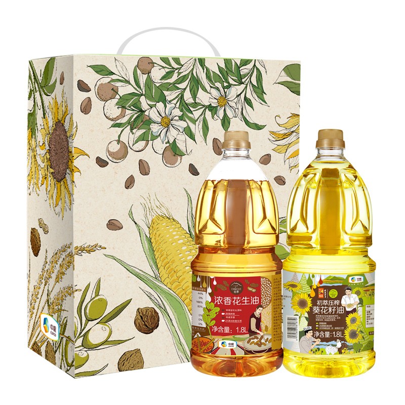 初萃中粮食用油礼盒1.