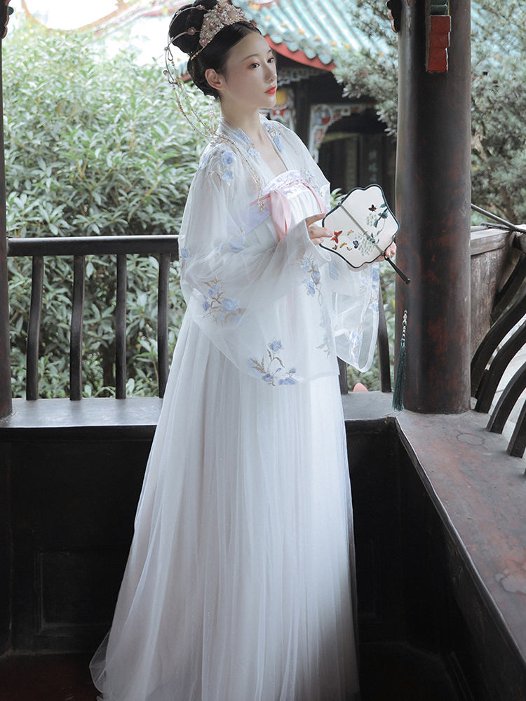 仙气飘飘小个子少女小清新文艺风【弦音】汉服女中国风日常超仙汉元素