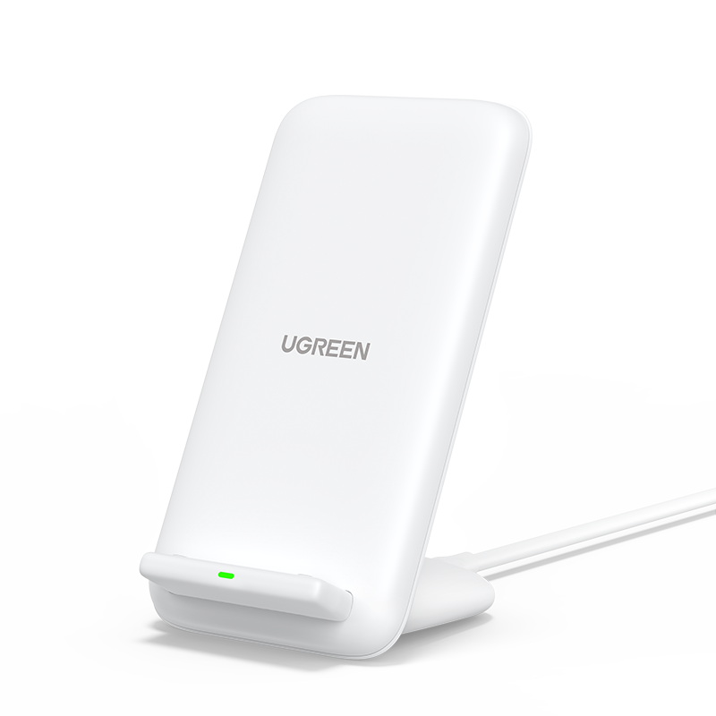 UGREEN 绿联 CD221 手机立式无线充电器 15W 白色
